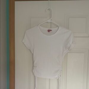 Adjustable Length White Guess TShirt